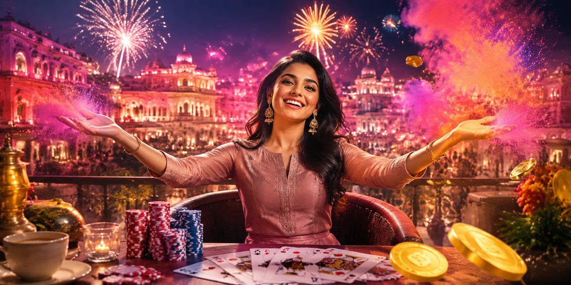 Jaipur poker game with model in traditional kurti